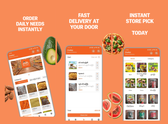 Chatkyi food delivery app showcase